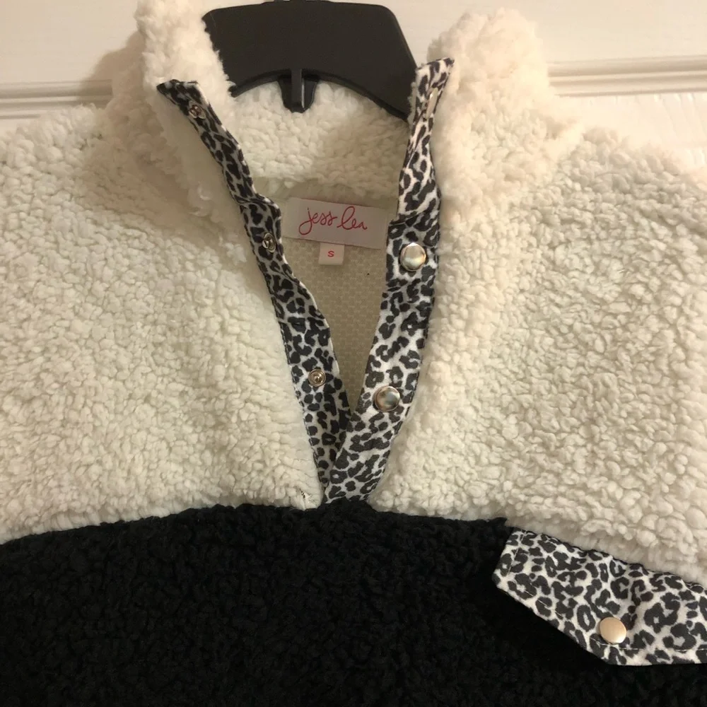 Multi-Color/Pattern Button Neck Fleece - Picture 3 of 3